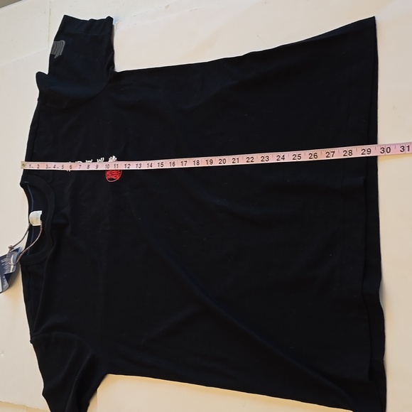 NWT KUME.JP Japan Streetwear Black Graphic Short Sleeve Tshirt Cotton Size Large - Picture 15 of 17
